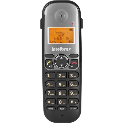 Telefone Digital Sem Fio TS 5120 Preto Intelbras (novo, na caixa)