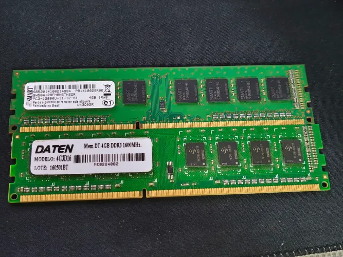 Memória Ram DDR3 2x4gb