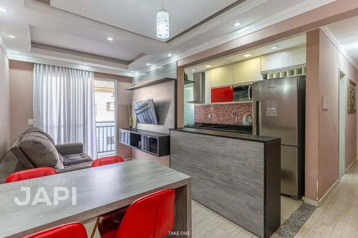 Apartamento com 2 dormitórios à venda, 60 m² por R$ 368.000,00 - Medeiros - Jundiaí/SP