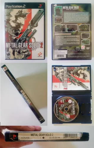 Jogos ps2 original - Metal Gear Solid 2 - FAÇO OLX PAY ! 