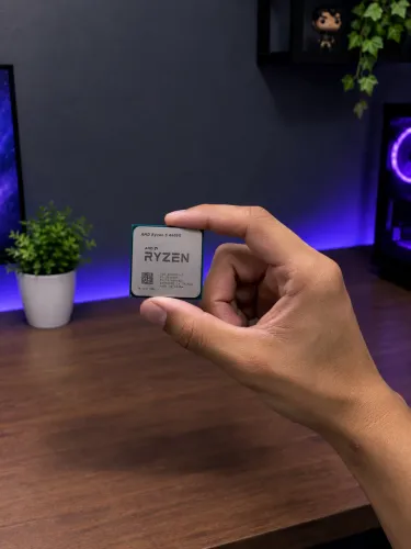 KIT UPGRADE GAMER - Ryzen 5 4600G + Mancer A520M + Cooler Box AMD - Estado de Novo