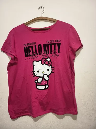 Blusa Hello Kitty rosa pink G C&A