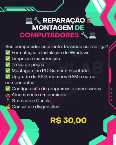 ? Assistência técnica para computadores em Gramado e Canela!
