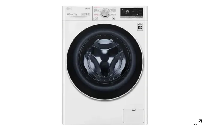 Lava e Seca LG 12KG/8KG Smart VC4 com Inteligência Artificial AI DD CV5012WC4