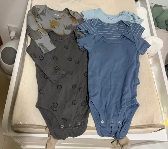 Kit 5 bodies Carters - 6M