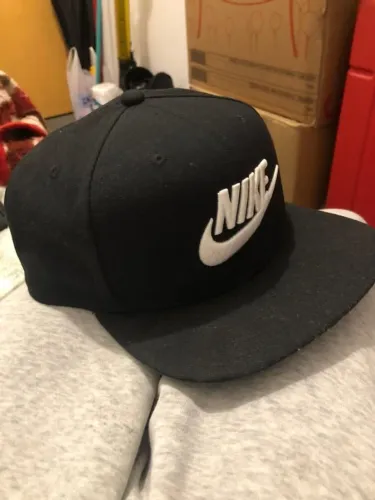 Boné Nike Aba Reta Preto Original