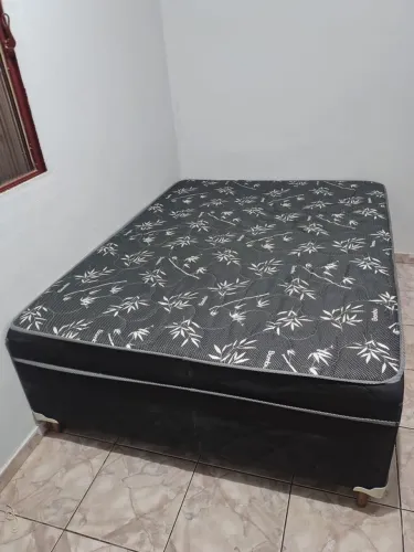 Cama box casal conjugada