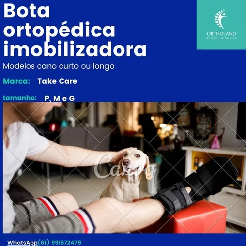Bota imobilizadora ortopédica