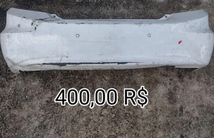 Para-choque traseiro Honda Civic G9 2012/2016