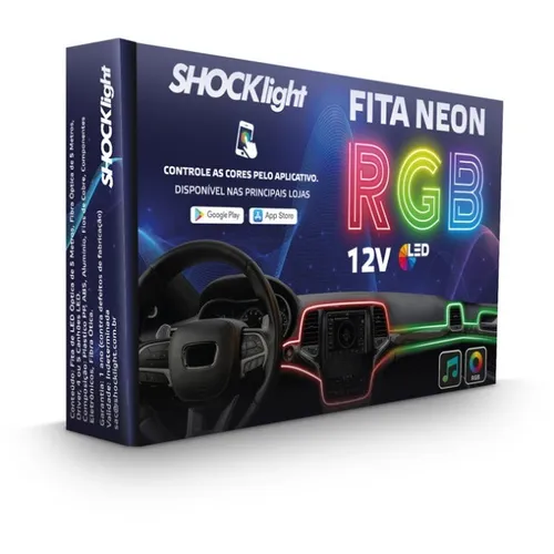 Fita neon RGB 5 canhões Shocklight