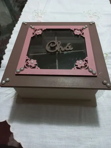 Caixa em MDF porta chá