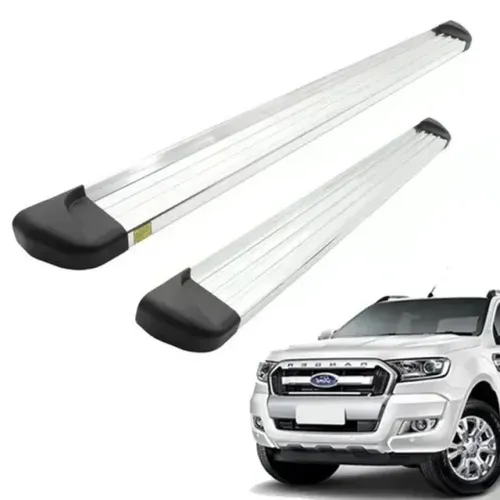 Estribo Ford Ranger Cabine Dupla 2013 - Alumínio / Alumínio Track