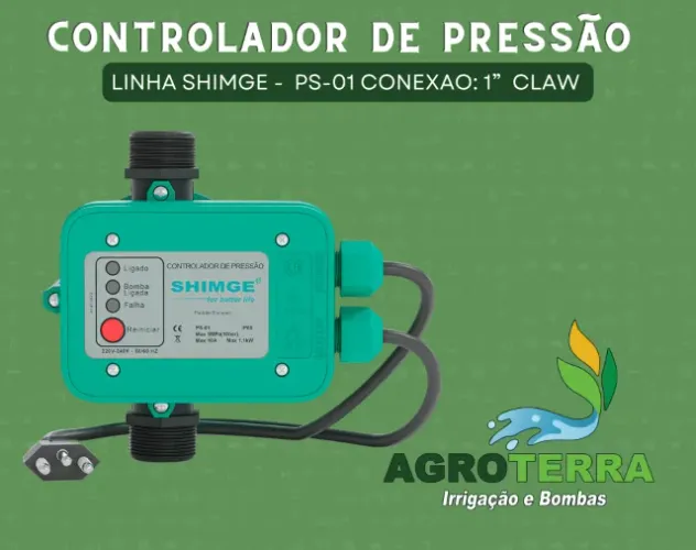 Controlador de Pressão e acionador de bomba PS-01 CLAW