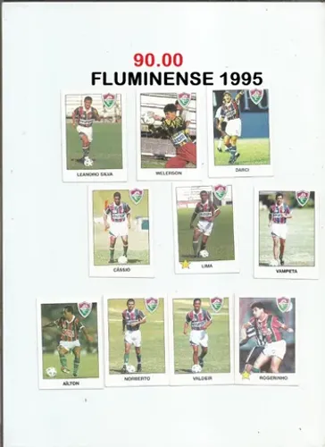 figurinhas botafogo - fluminense - vasco / cruzeiro / inter / gremio 1995 e outros