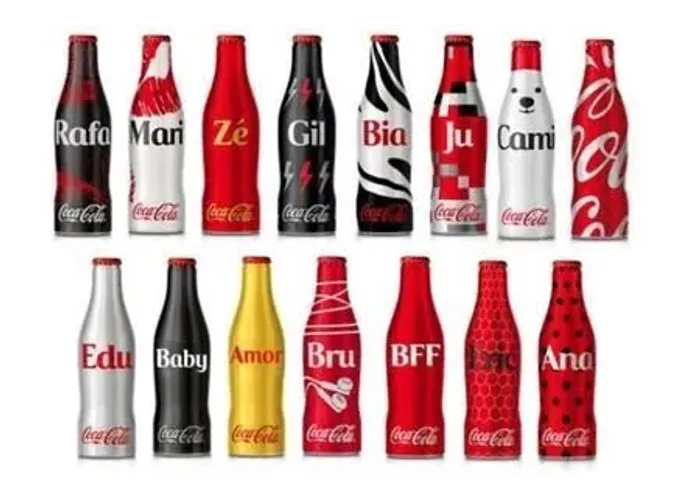 Coleção completa 15 Mini garrafinhas Coca-Cola da Galera