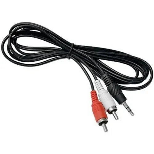  Cabo Auxiliar P2 X 2rca 1,5 Metros Áudio Estéreo Plugue