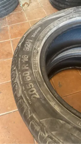205/60/16 continental pneu usado