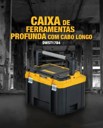 Caixa de Ferramentas Profunda com Alça Longa Tstak Dewalt DWST17814