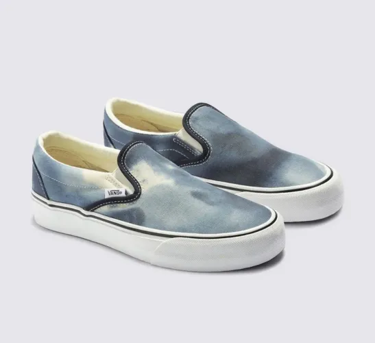Tênis VANS SLIP-ON SF BLEACH WASH BLUE Tam 38