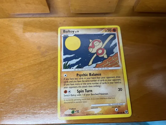 Pokémon Carta Baltoy 60/106