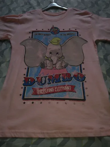Camiseta Dumbo Disney Rosa.