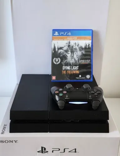 PS4 500GB + GARANTIA + Jogo.Temos Loja!