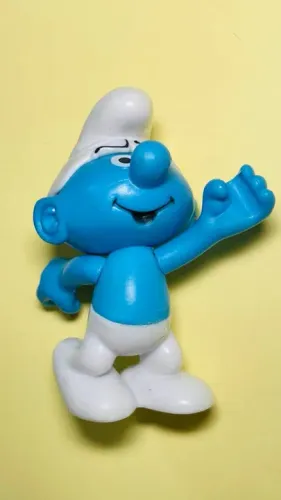 Smurf Robusto boneco Jakks Pacific - altura 6 cm - Turma dos Smurfs