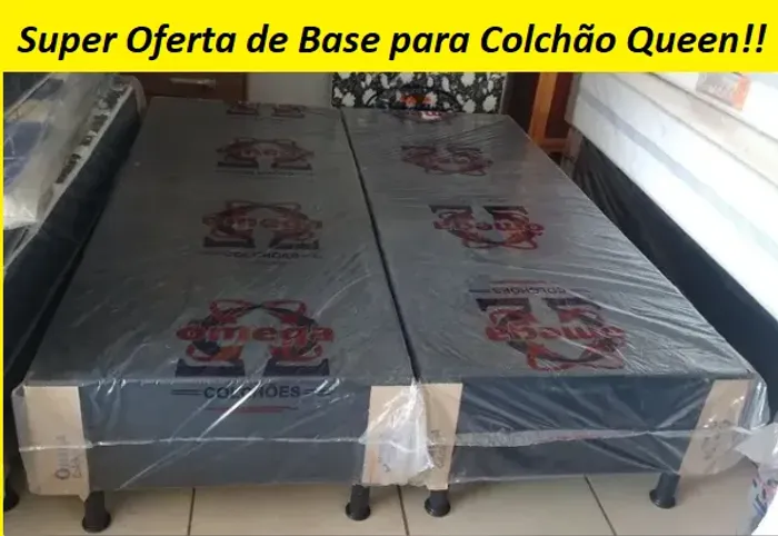 Super Promoção do Dia!!Base Queen (1,98x1,58) Com Entrega Gratis Aproveite!!