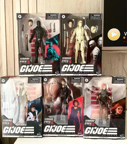 Snake eyes - Hasbro (set 5 peças) 