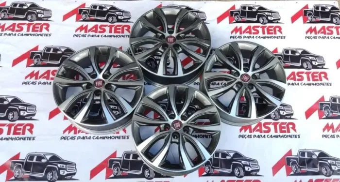 Jogo de rodas Fiat Toro aro 18 (Leia o Anúncio)