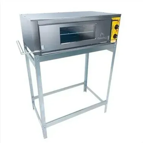 Forno 1 Câmara 70x50 em 220v com Cavalete e Pedra Metalmaq