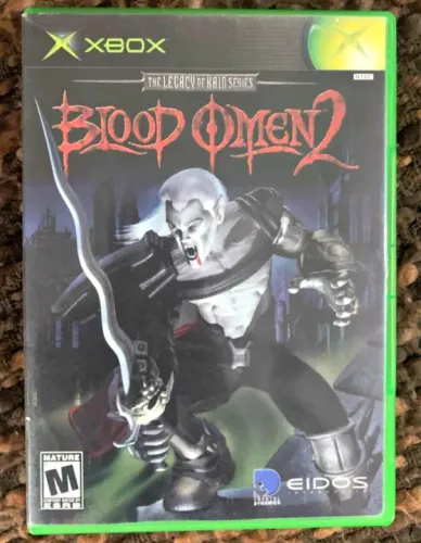 BLOOD OMEN 2 THE LEGACY OF KAIN SERIES ORIGINAL XBOX C/ MANUAL
