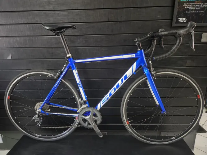 Bicicleta Soul 1R1 - Azul e Branca T53