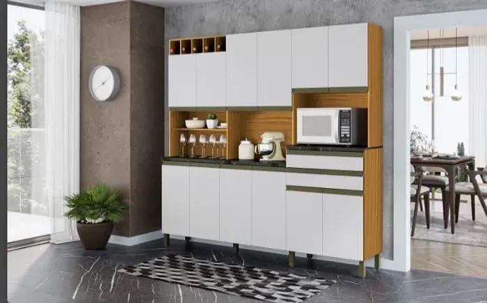 Cozinha malbec 100% mdf