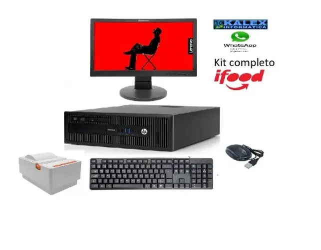 Ifood Computador Kit  Completo  i5, teclado, mouse, monitor e impressora térmica ( Oferta)