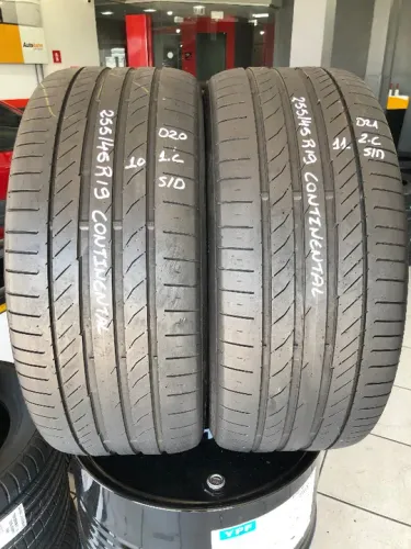 Kit 02 Pneus 255/45r19 Continental Sportcontact5 100v(usado) 10/11