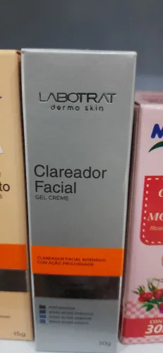 Clareador facial gel creme