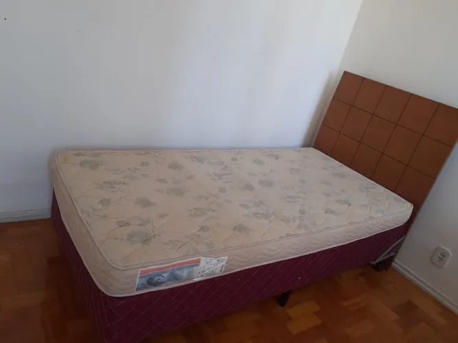 Cama box solteiro com Colchão Castor