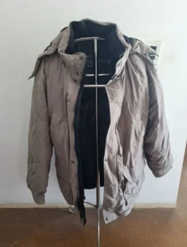 Jaqueta Parka Masculina Plus Size Acolchoada