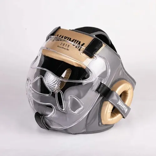 CAPACETE DE BOXE E MUAY THAI COM VISEIRA MAXIMUM