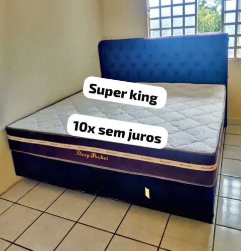 Cama box super king 