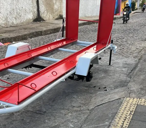 Carrocinha para 2 Quadriciclo Fourtrax