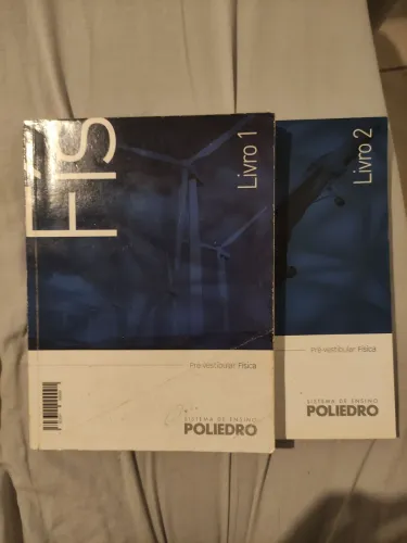 Livros Física - 1 e 2 - Pré-vestibular Poliedro