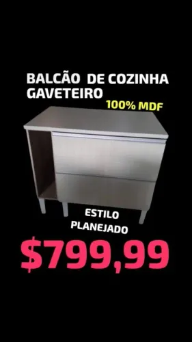 BALCÃO DE COZINHA NOVO, LEIAM: