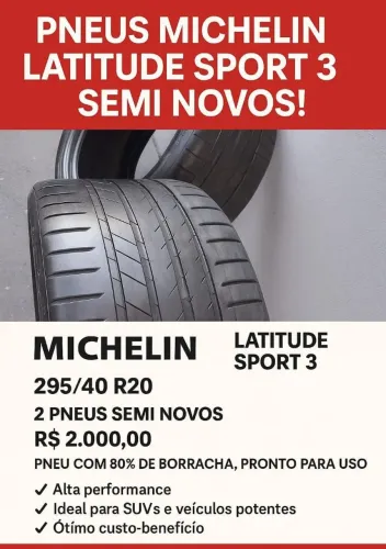 Pneus Michelin Latitude Sport 3 Semi Novos