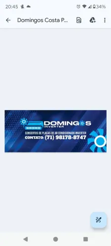 Ar Condicionado com defeito 