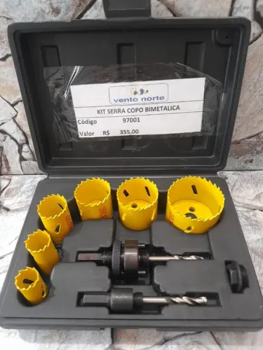 Kit Serra Copo Bimetal