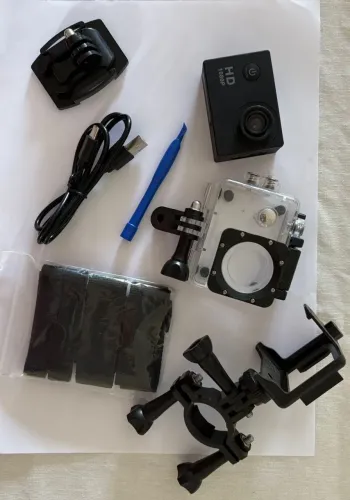 Vendo Câmara de Ação HD 1080P com Ângulo Largo de 140