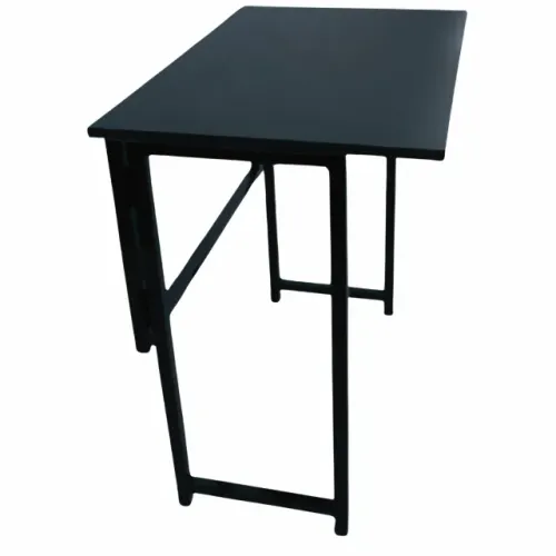 Escrivaninha Mesa Escritório Dobrável Notebook Cor Preto