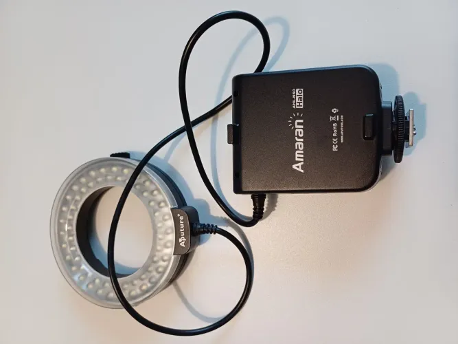 Ring Light Led Macro Aputure Amaran Halo AHL-N60 Para Nikon